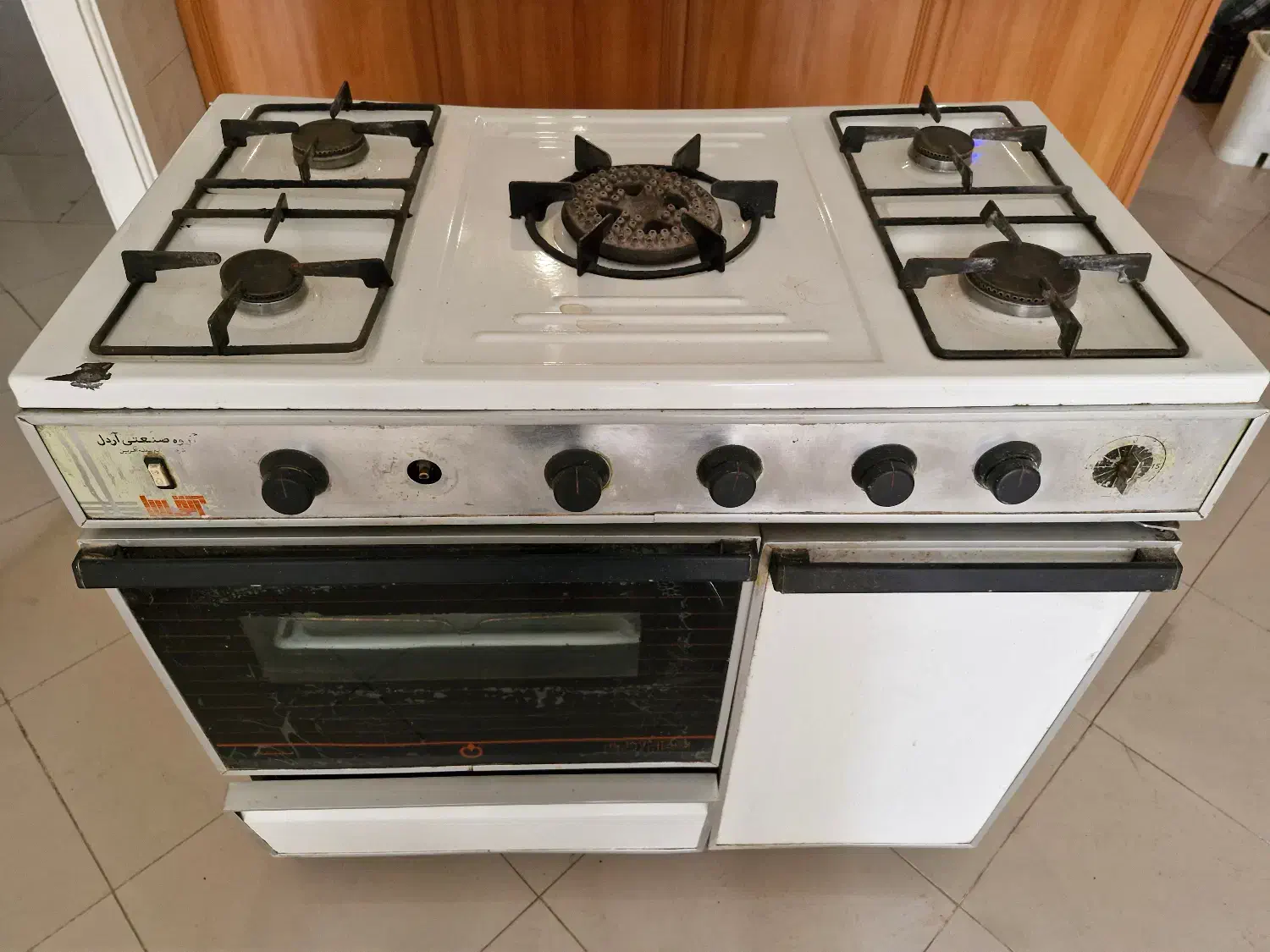اجاق گاز ۵ شعله فردار و جوجه گردان|اجاق گاز و لوازم برقی پختوپز|تهران, ازگل|دیوار