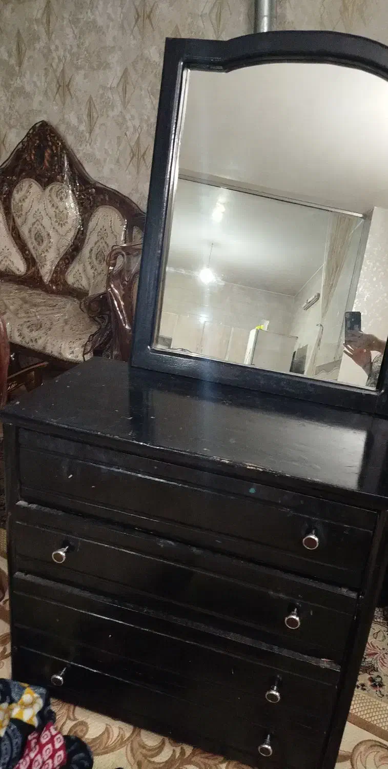 کمد و میز ارایش|جاکفشی، کمد، دراور|اصفهان, قهجاورستان|دیوار