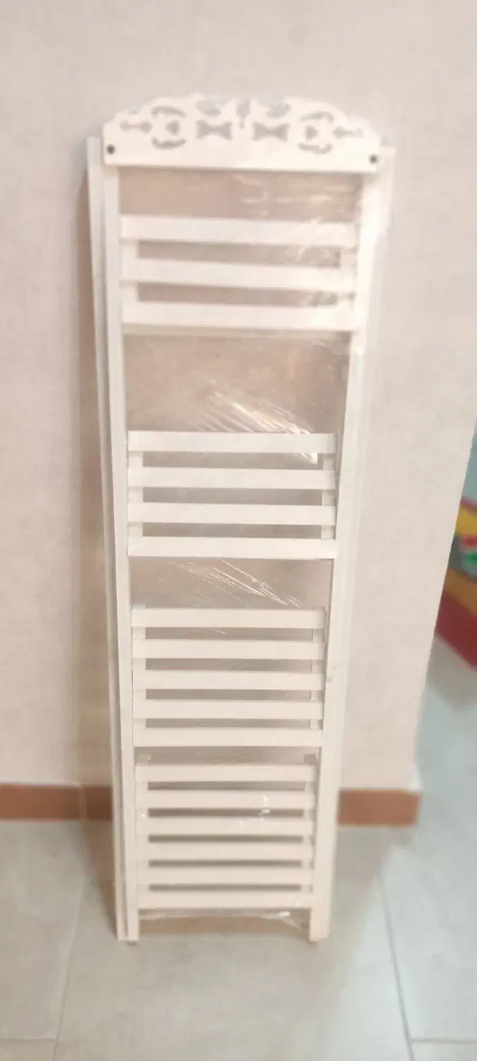 استند گلدان سفید|صنایع دستی و سایر لوازم تزئینی|فومن, |دیوار