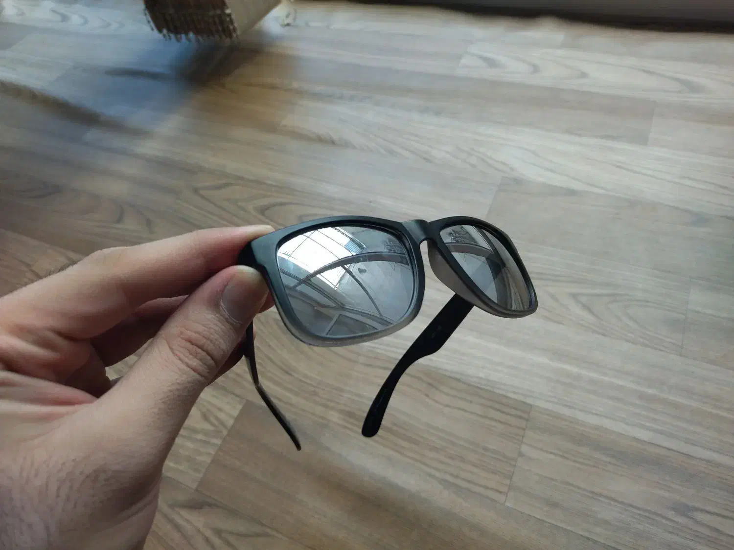 عینک دودی آینه ای UV protection|زیورآلات و اکسسوری|مبارکه, |دیوار