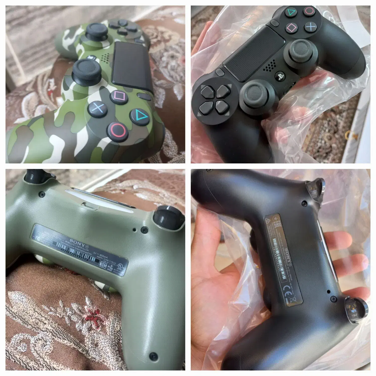 ۲ عدد دسته ps4 پلی اصلی  و مشکی پرو اسلیم اکبند|کنسول، بازی ویدئویی و آنلاین|تهران, جوادیه تهرانپارس|دیوار