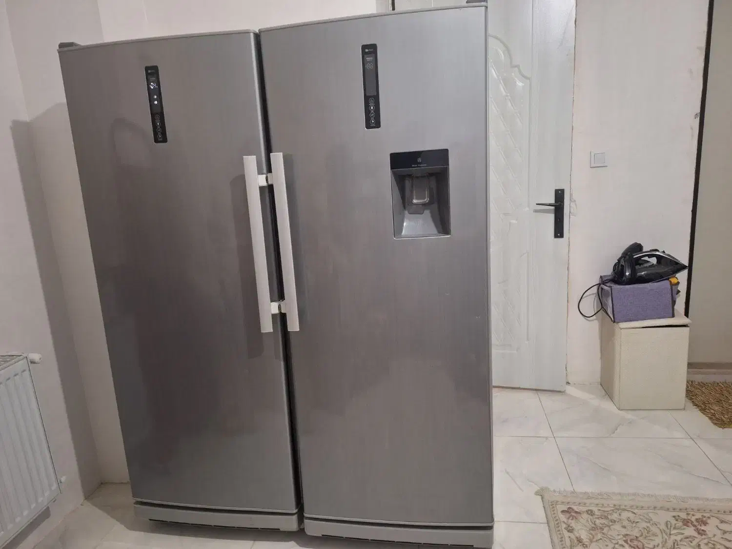 یحپخچال فریزر دوقلو رنگ سیلور|یخچال و فریزر|کرج, سی متری صنعتکاران|دیوار