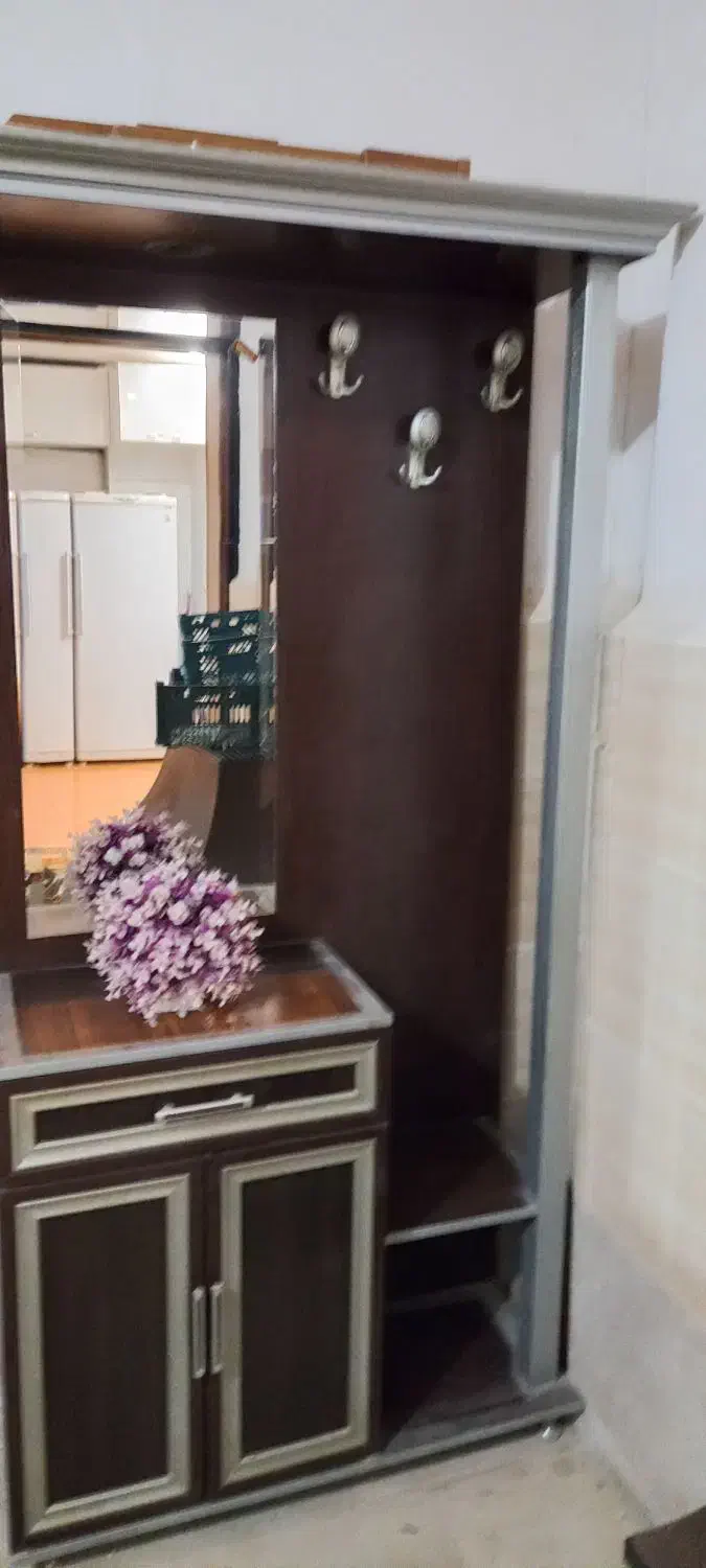 جاکفشی باایینه ورختکن درشاهین ویلا|جاکفشی، کمد، دراور|کرج, شاهین‌ویلا|دیوار