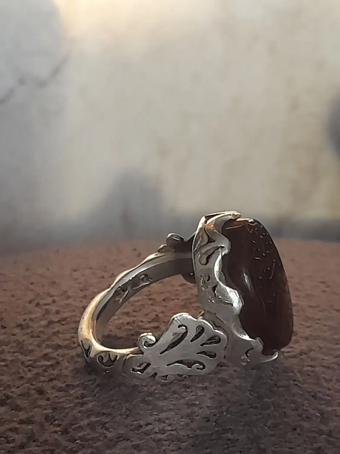 انگشتر نقره مردانه|زیورآلات و اکسسوری|ثلاث باباجانی, |دیوار