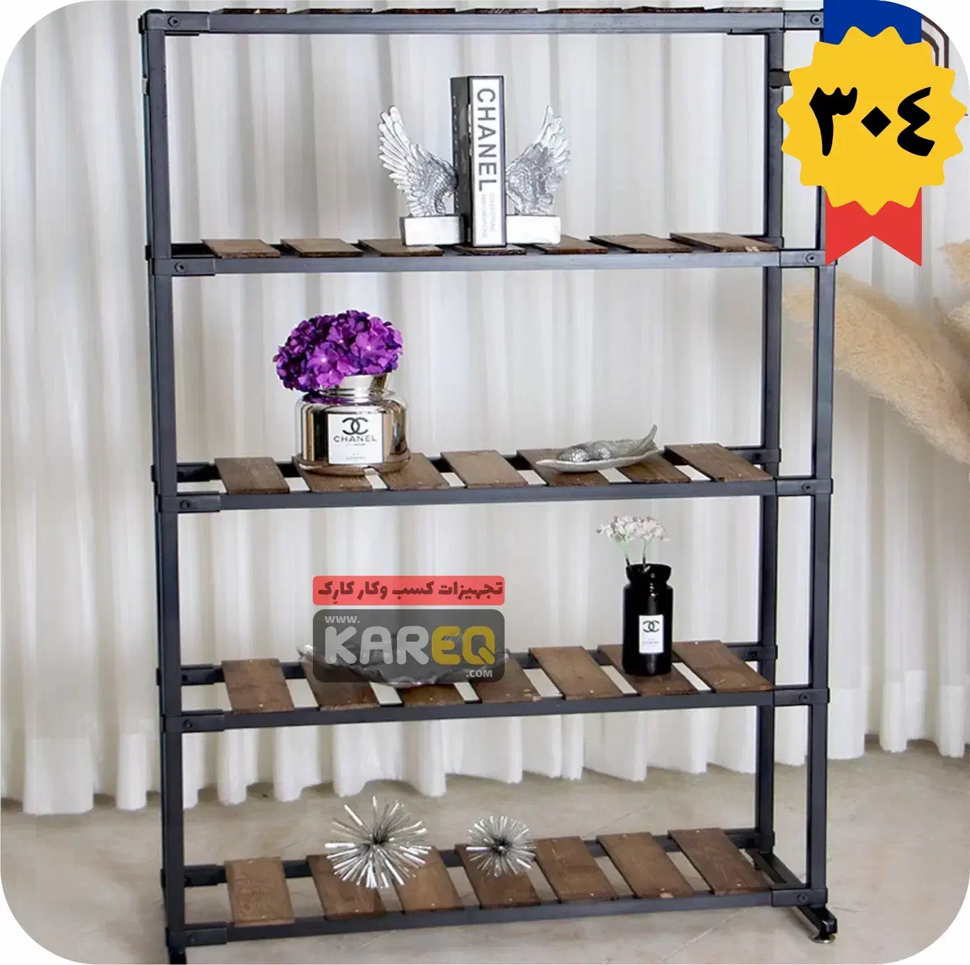 رگال طبقاتی لباس کیف کفش چمدان قفسه ای کد 304|کتابخانه، شلف، قفسههای دیواری|اصفهان, شاهد|دیوار