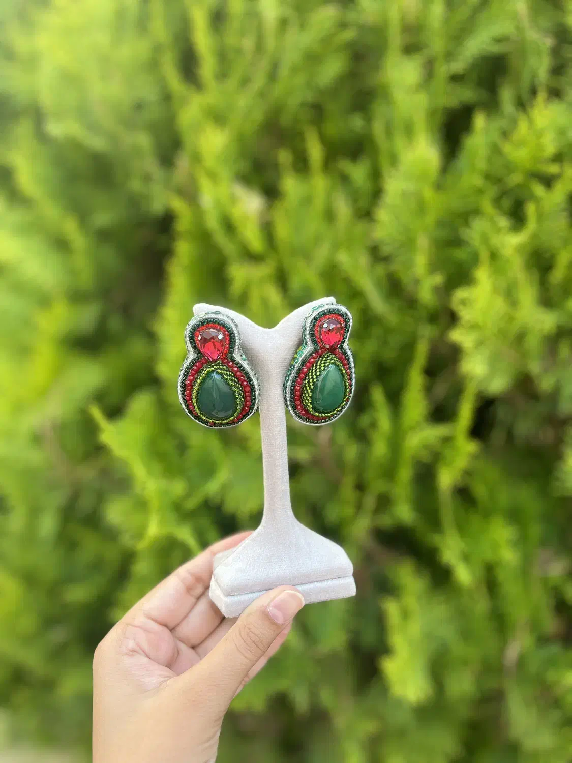 گوشواره جواهردوزی دستساز|بدلیجات|تهران, المهدی|دیوار