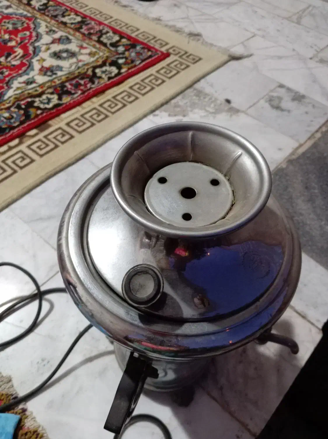 سماور برقی قدیمی|سماور، چایساز، قهوهساز|گلبهار, شهر جدید گلبهار|دیوار