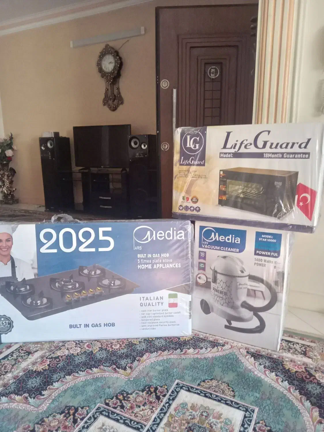 یک عدد گاز صفحه ای یک عدد جارو برقی و توستر|سایر لوازم برقی|پاکدشت, حصار امیر|دیوار