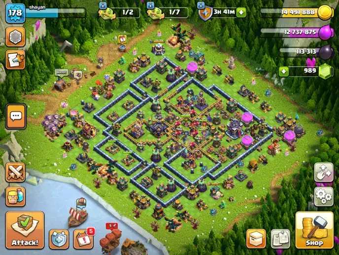 اکانت کلش تاون ۱۵|کنسول، بازی ویدئویی و آنلاین|ارومیه, |دیوار