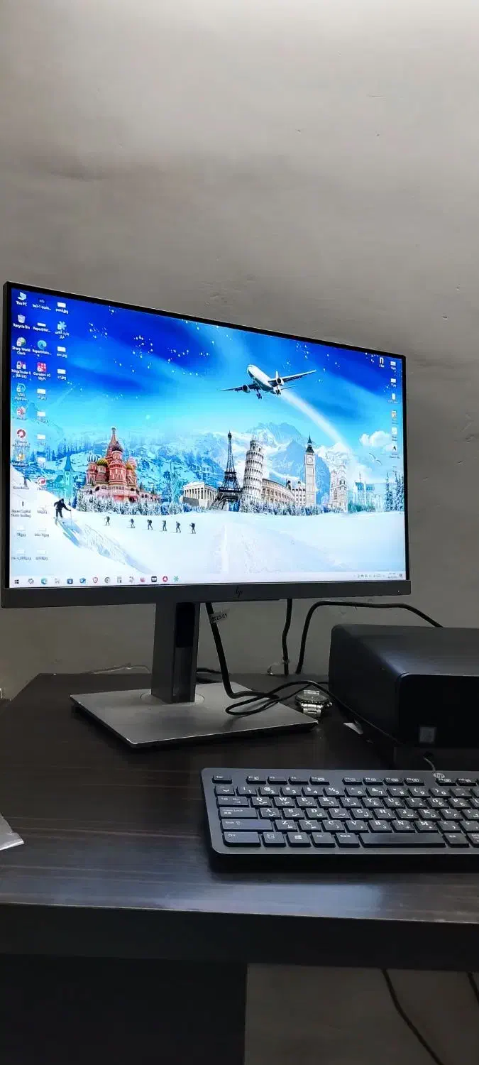 ست کامل کامپیوتر HP نو|رایانه رومیزی|ساری, |دیوار