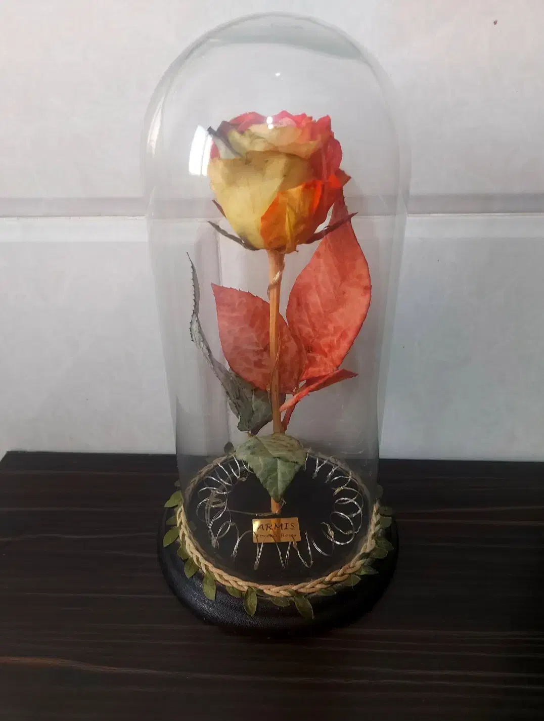 گل شیشه ای|گل مصنوعی|قم, حقیقت|دیوار