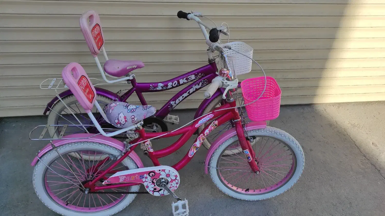 دو عدد دوچرخه دخترانه سایز *20*  دوقلو  خارجی|دوچرخه، اسکیت، اسکوتر|تبریز, |دیوار