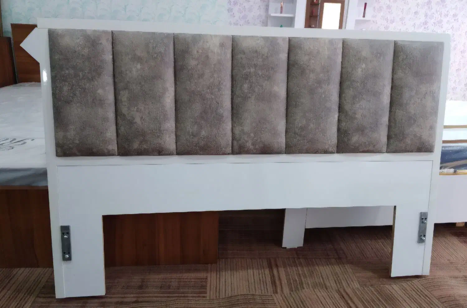 تخت ۲نفره ۱۶۰ ام دی اف|تخت و سرویس خواب|چمستان, |دیوار