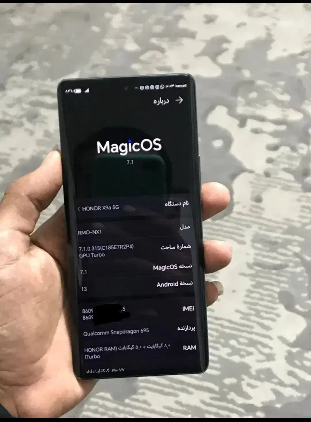 گوشی x9a  5g|موبایل|کرمانشاه, |دیوار