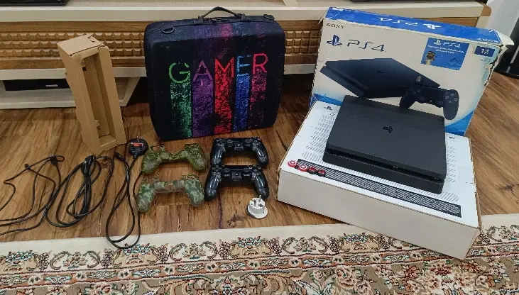 ps4 slim|کنسول، بازی ویدئویی و آنلاین|کرمانشاه, |دیوار
