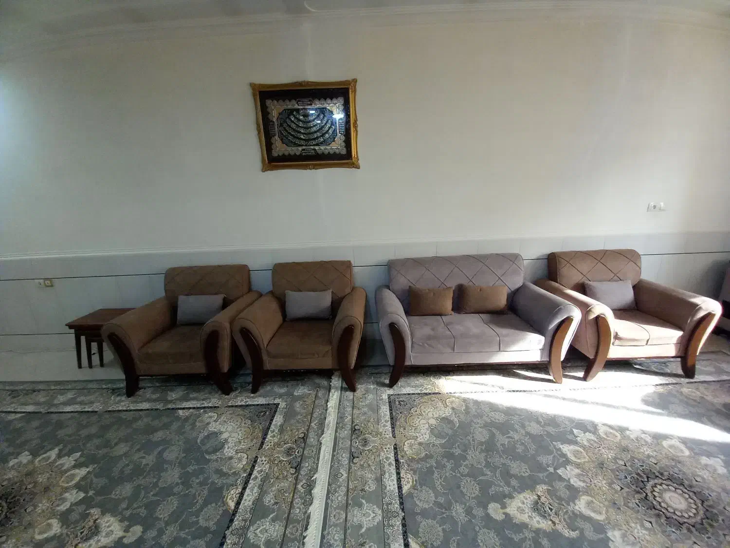 مبلمان راحتی ۹ نفره|مبلمان خانگی و میز عسلی|ازنا, |دیوار