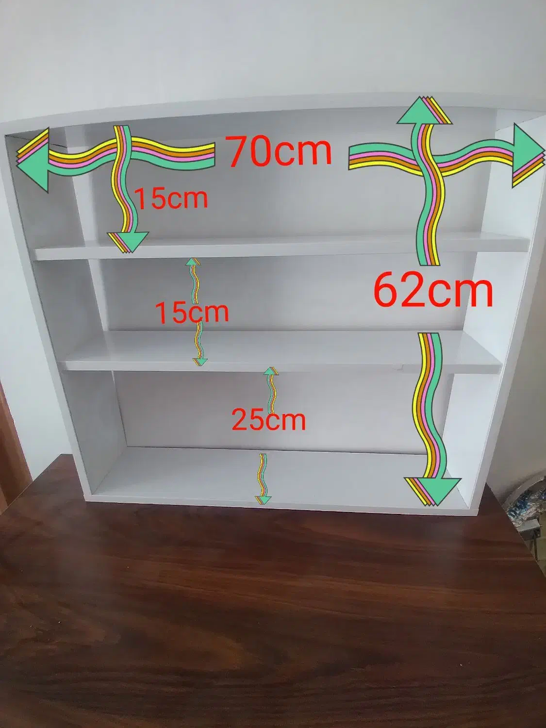 قفسه|کتابخانه، شلف، قفسه‌های دیواری|ملایر, |دیوار