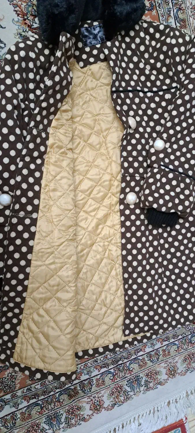 کاپشن دخترانه قهوه‌ای|کفش و لباس بچه|اسلام‌شهر, شهرک طالقانی|دیوار