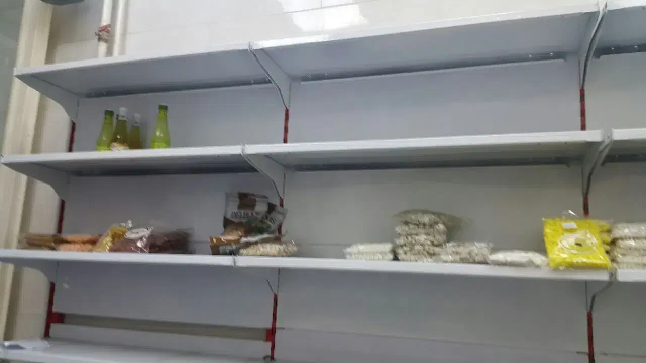 قفسه فلزی ایستاده پایه ثابت|فروشگاه و مغازه|خلخال, |دیوار