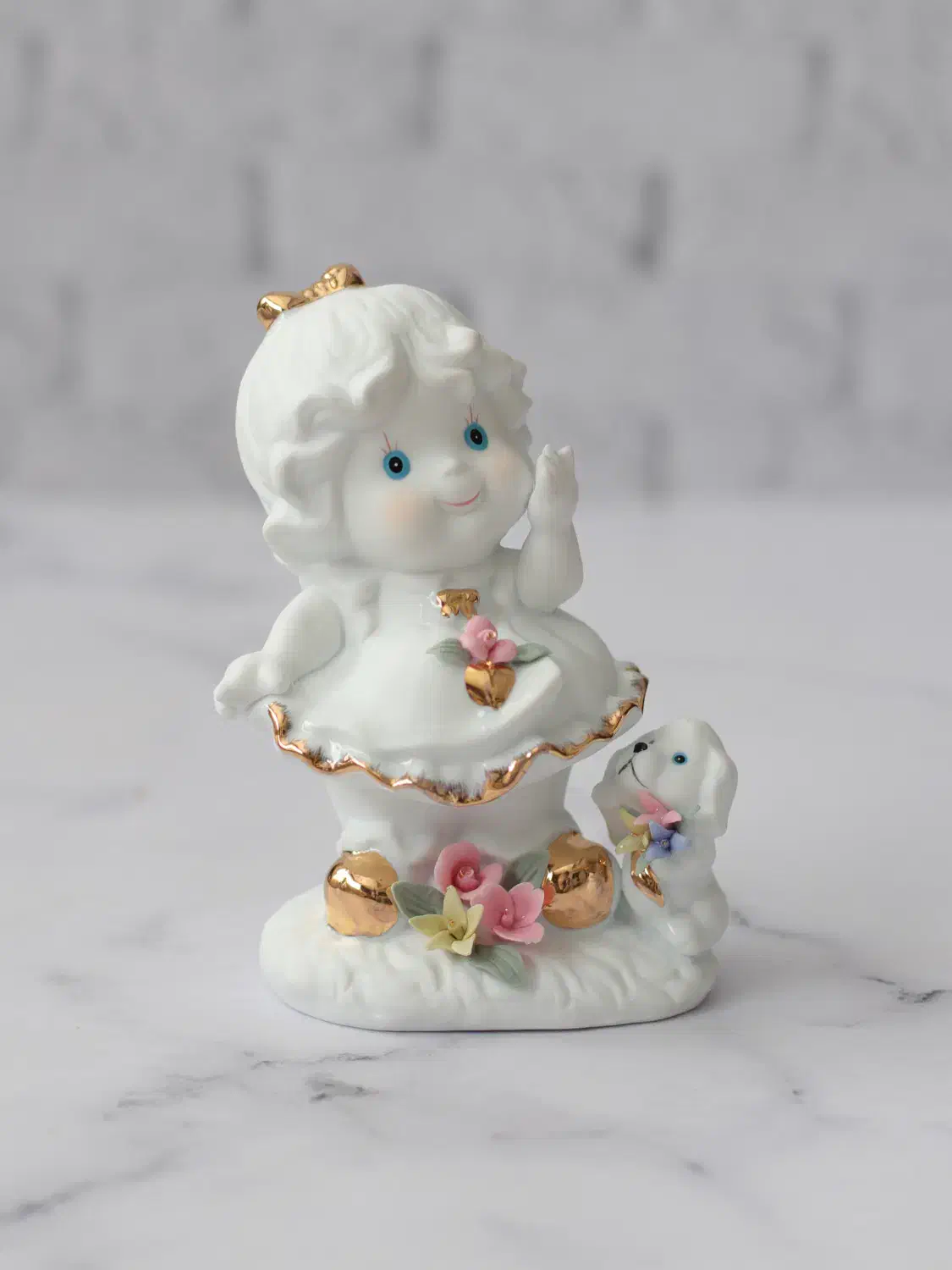 مجسمه چینی دختر و پسر|مجسمه، تندیس، ماکت|کرج, گوهردشت|دیوار