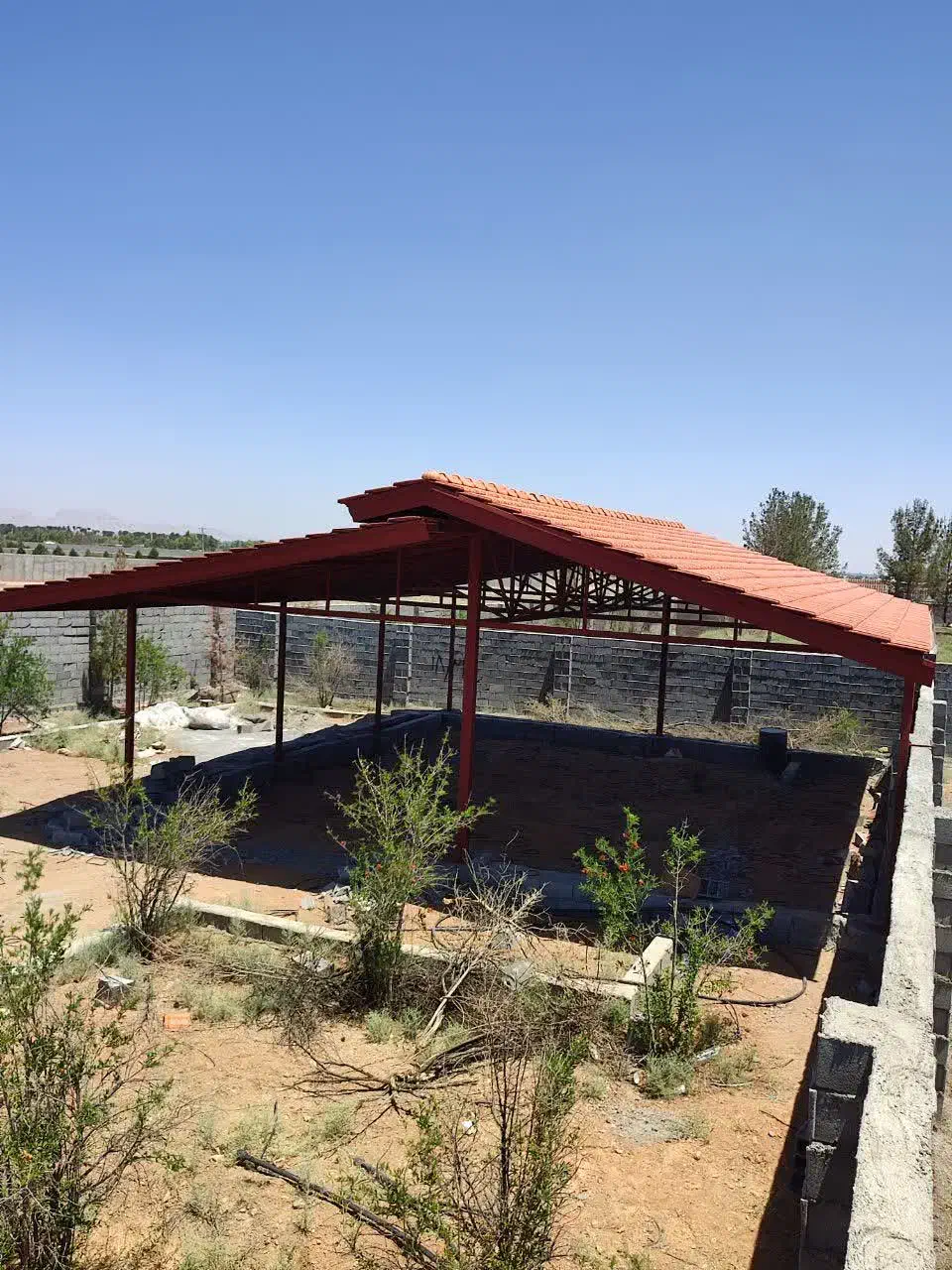 آلاچیق سقف سفال طبرستان شیروانی|خدمات پیشه و مهارت|اصفهان, براآن شمالی|دیوار