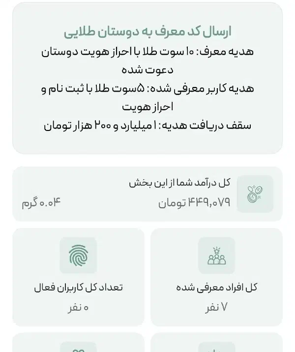 کد دعوت میلی گلد|کارت هدیه و تخفیف|خرم‌آباد, |دیوار