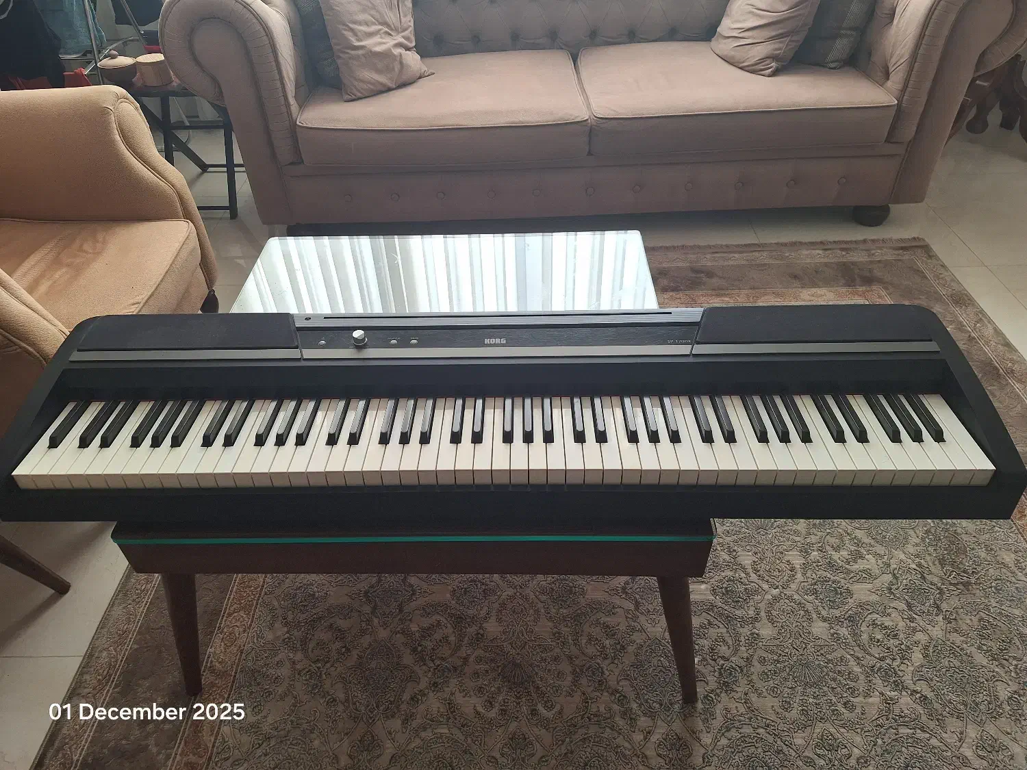 پیانو کرگ KORG مدل sp170dx|پیانو، کیبورد، آکاردئون|قزوین, |دیوار