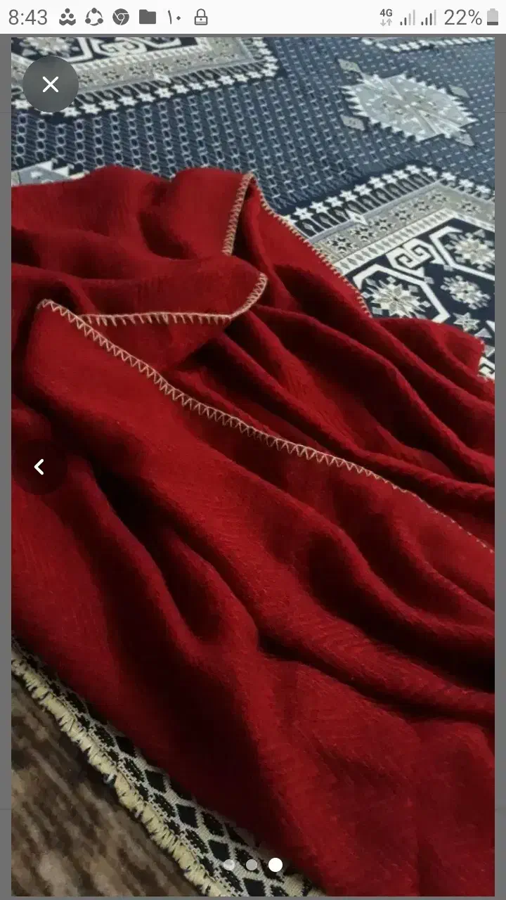 شال سر زرشکی رنگ زیبا|لباس|بروجرد, |دیوار