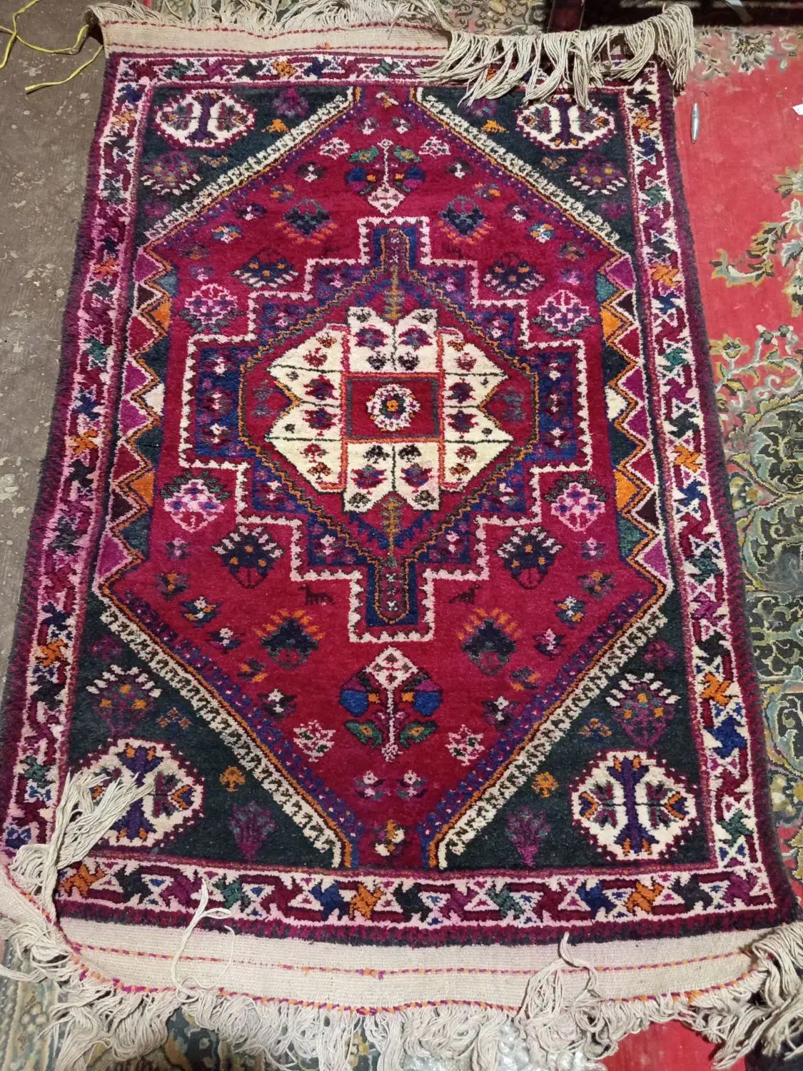 قالیچه دستبافت|فرش|کوار, |دیوار