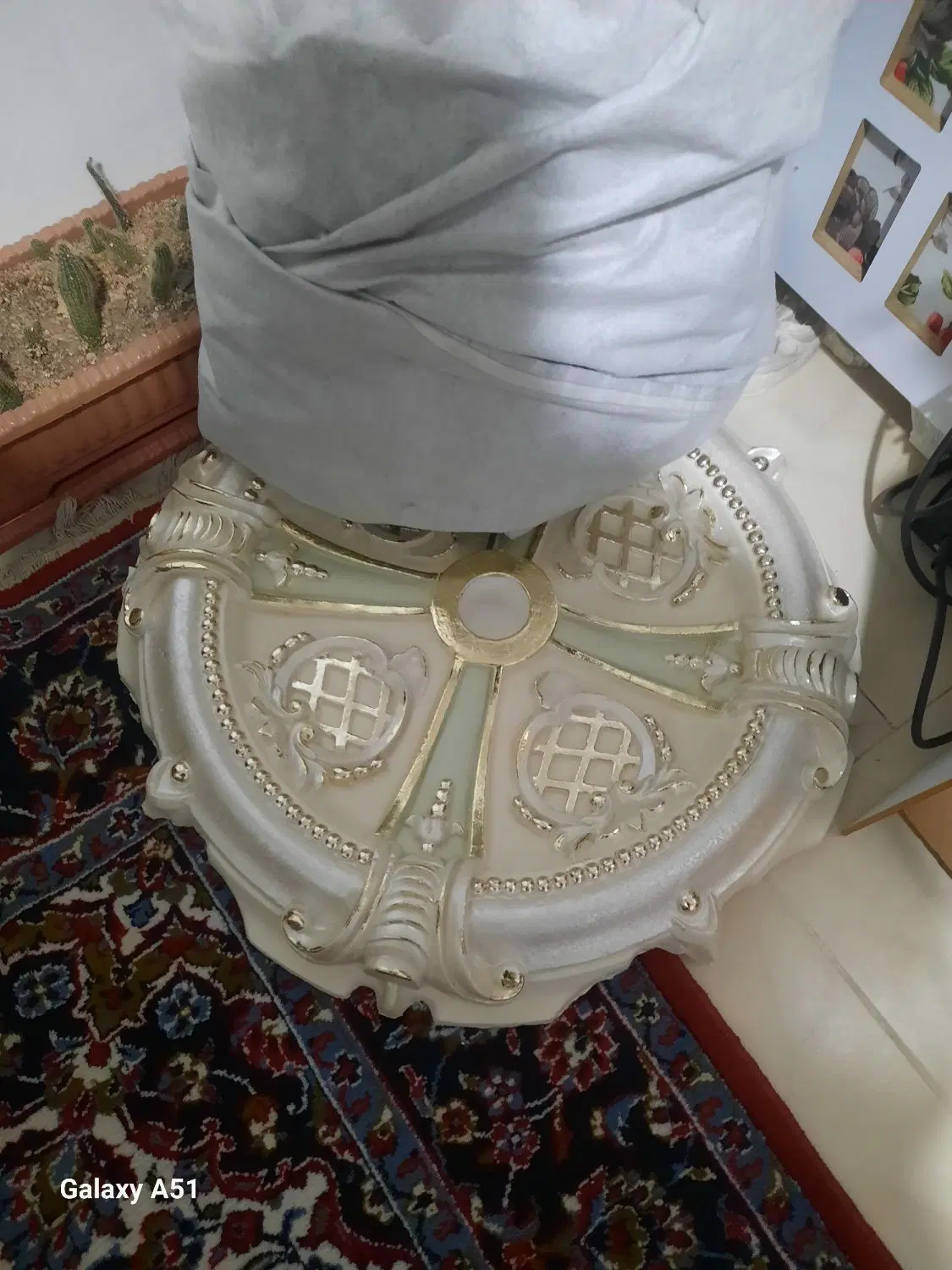 دور لوستر دو عدد|لوستر و چراغ آویز|سهند, |دیوار