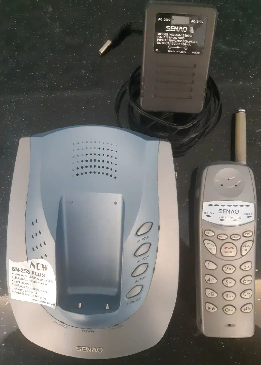 گوشی بی سیم سنوا  برد بلندsn 258plus|تلفن رومیزی|پاکدشت, پاکدشت (مامازند)|دیوار