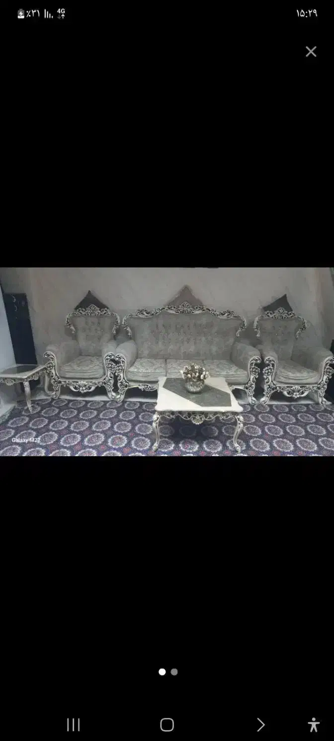 مبل کِرِم|مبلمان خانگی و میز عسلی|شهریار, شهرک امیریه|دیوار