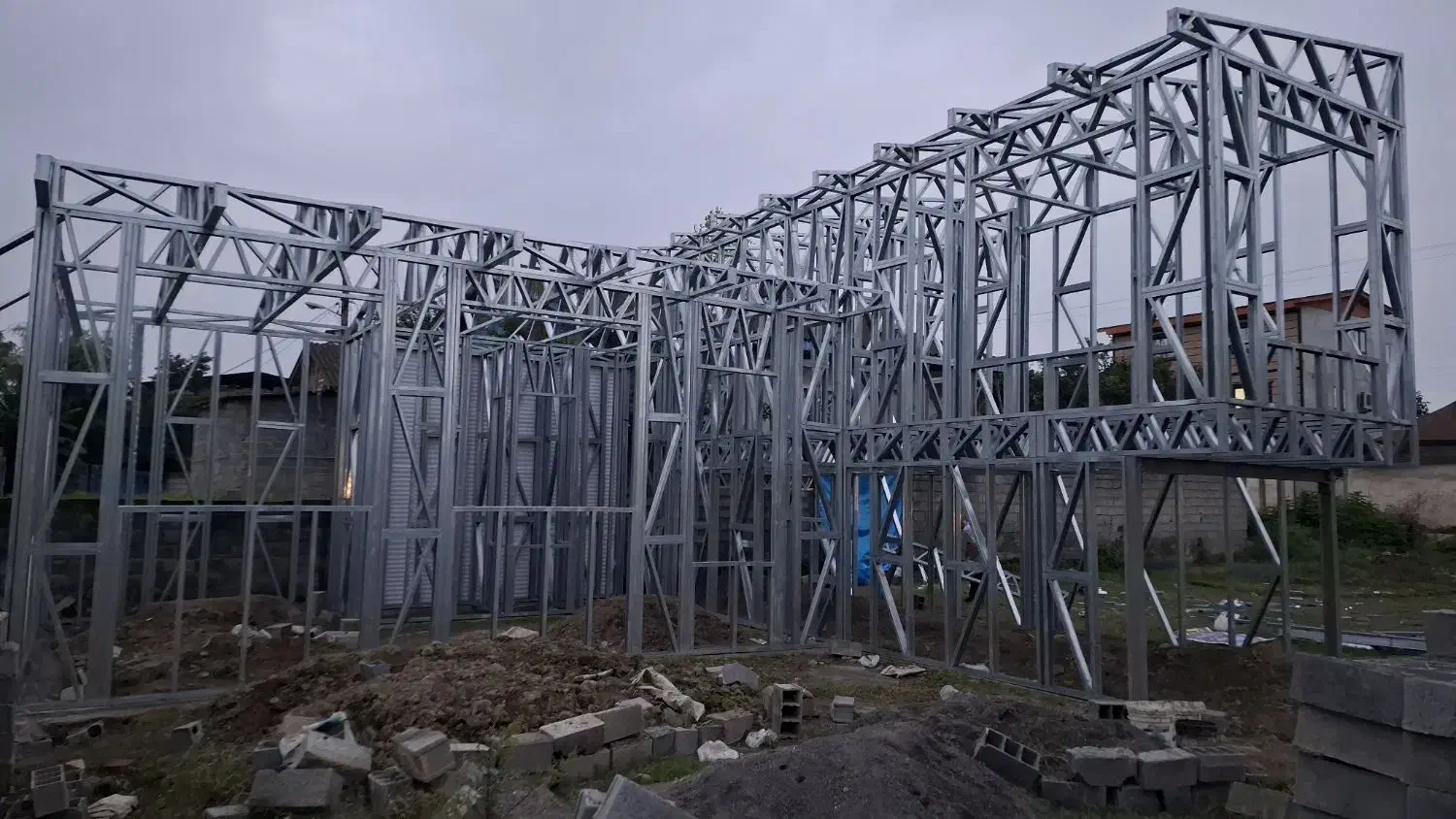 LSF سازه های سبک فلزی|مصالح و تجهیزات ساختمان|آمل, |دیوار