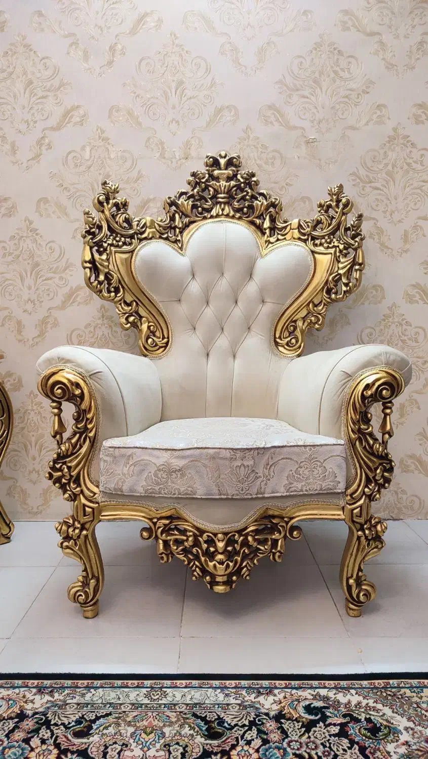 مبل سلطنتی مبلمان استیل ۹نفره چوب اصلی|مبلمان خانگی و میز عسلی|مشهد, بلال|دیوار