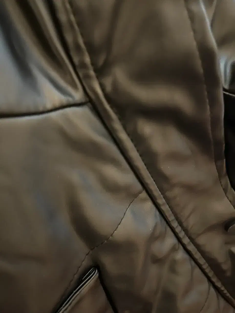 پافر مشکی چرم|لباس|صفادشت, |دیوار