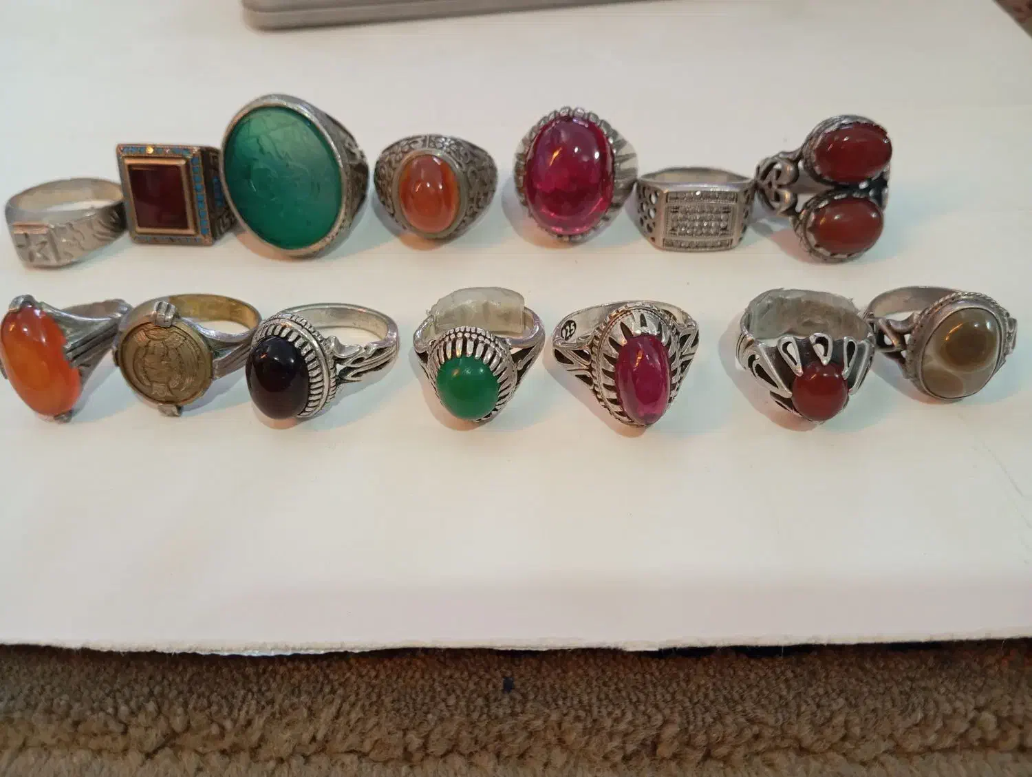 انگشترهای نقره|جواهرات|ملایر, |دیوار