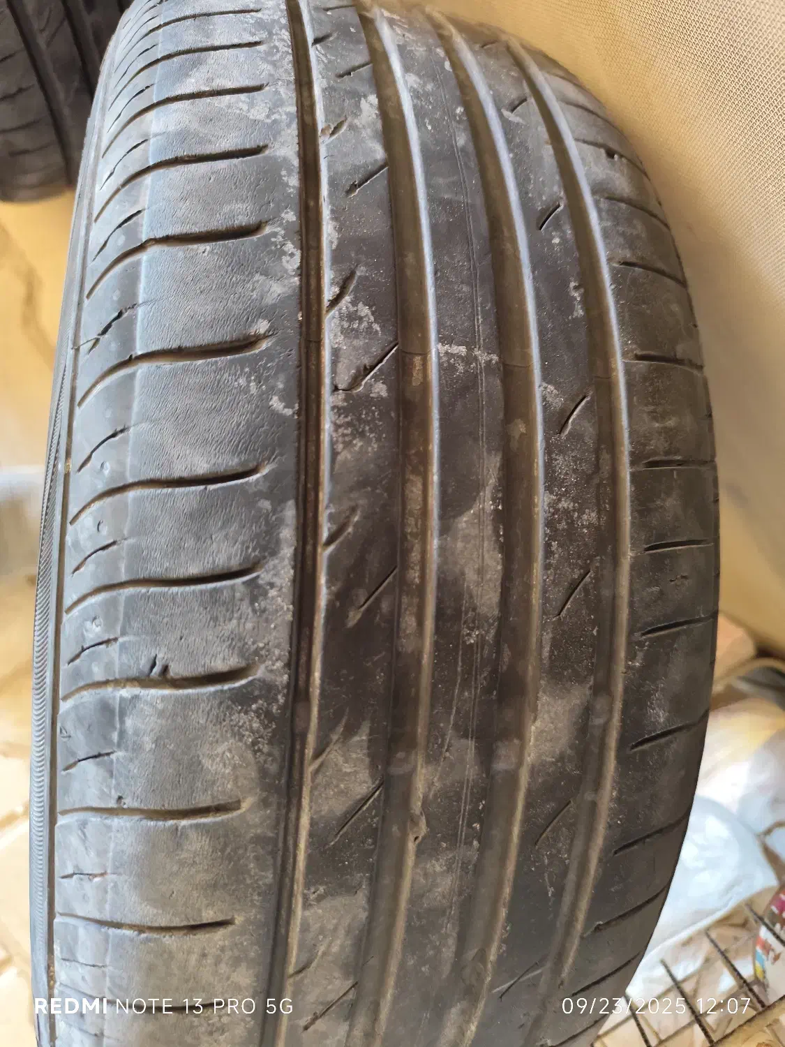 لاستیک نکسن دست دوم چهار حلقه 2055516|قطعات یدکی و لوازم جانبی|جم, |دیوار