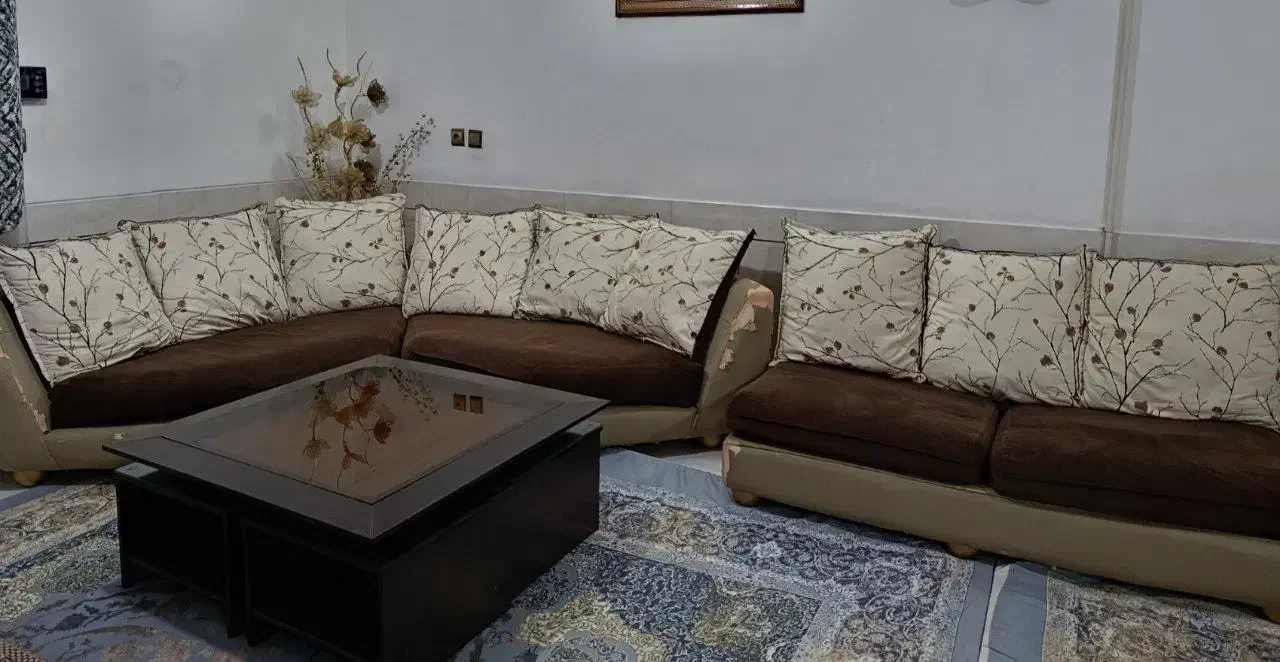 مبل ۹نفره|مبلمان خانگی و میز عسلی|حبیب آباد, |دیوار