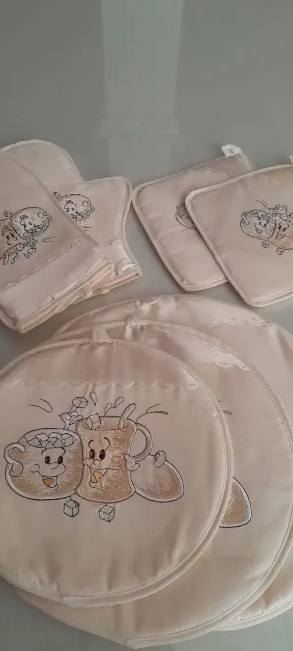 سرویس اشپزخانه نو|سفره، حوله، دستمال آشپزخانه|اردکان, |دیوار