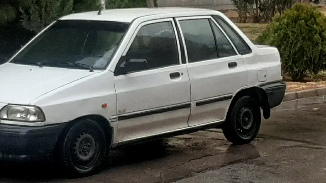 پراید ۱۳۸۷ سفید خانگی کم‌کار سالم|خودرو سواری و وانت|اصفهان, طامه|دیوار