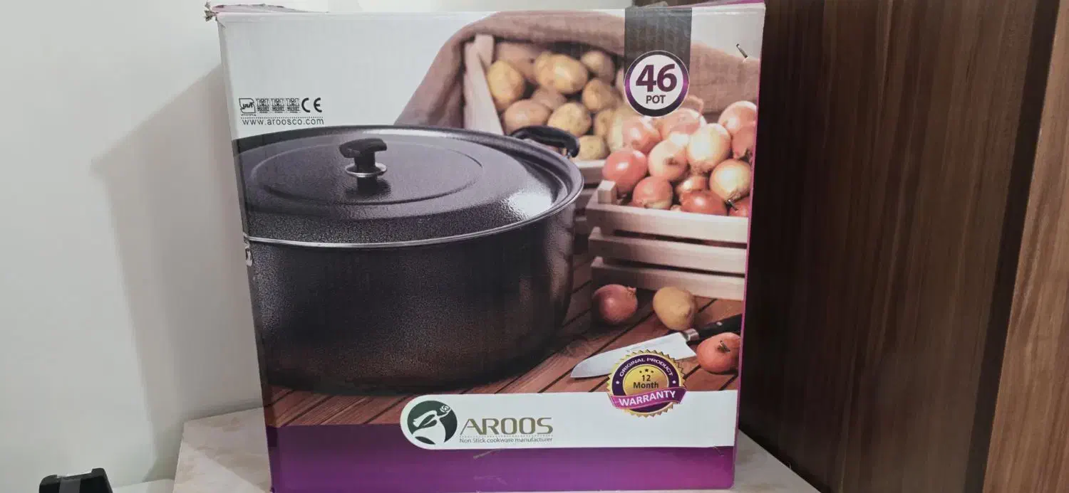 قابلمه تفلون بزرگ|ظروف پخت‌وپز|یاسوج, |دیوار