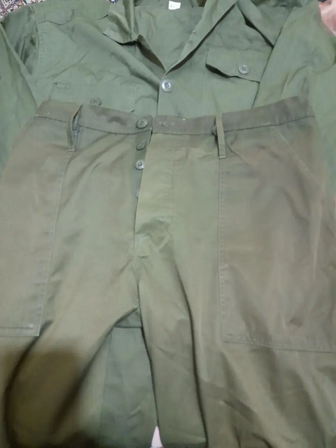 لباس کار دوتیکه لباس سربازی لباس یکسره بادگیر موتو|لباس|خمین, |دیوار