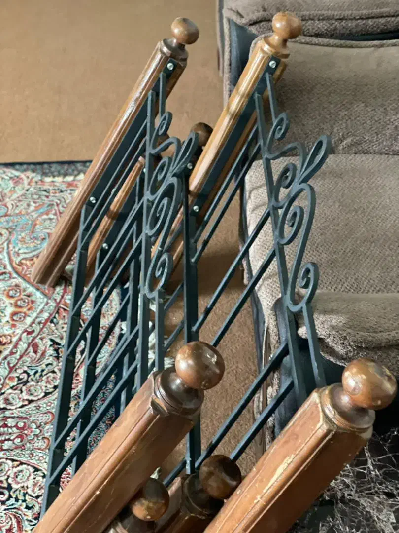 دو عدد تخت یک نفره ۹۰|تخت و سرویس خواب|امیدیه, |دیوار