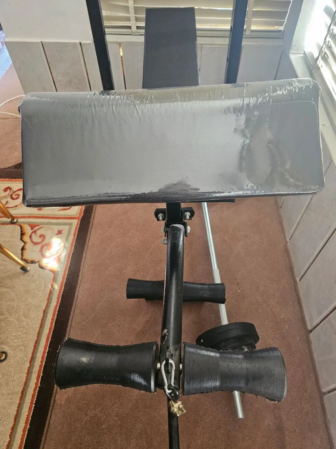 میز پرس 10کاره تاشو همراه با هالتر و وزنه|تجهیزات ورزشی|شهرضا, |دیوار