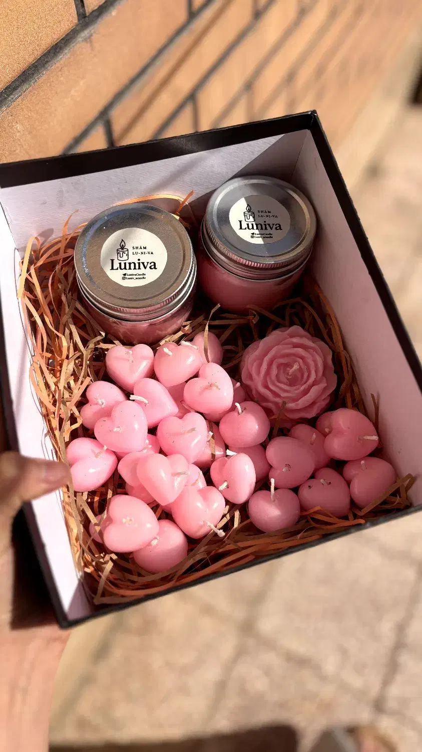 شمع های کادویی|صنایع دستی و سایر لوازم تزئینی|قم, باغ کرباسی|دیوار