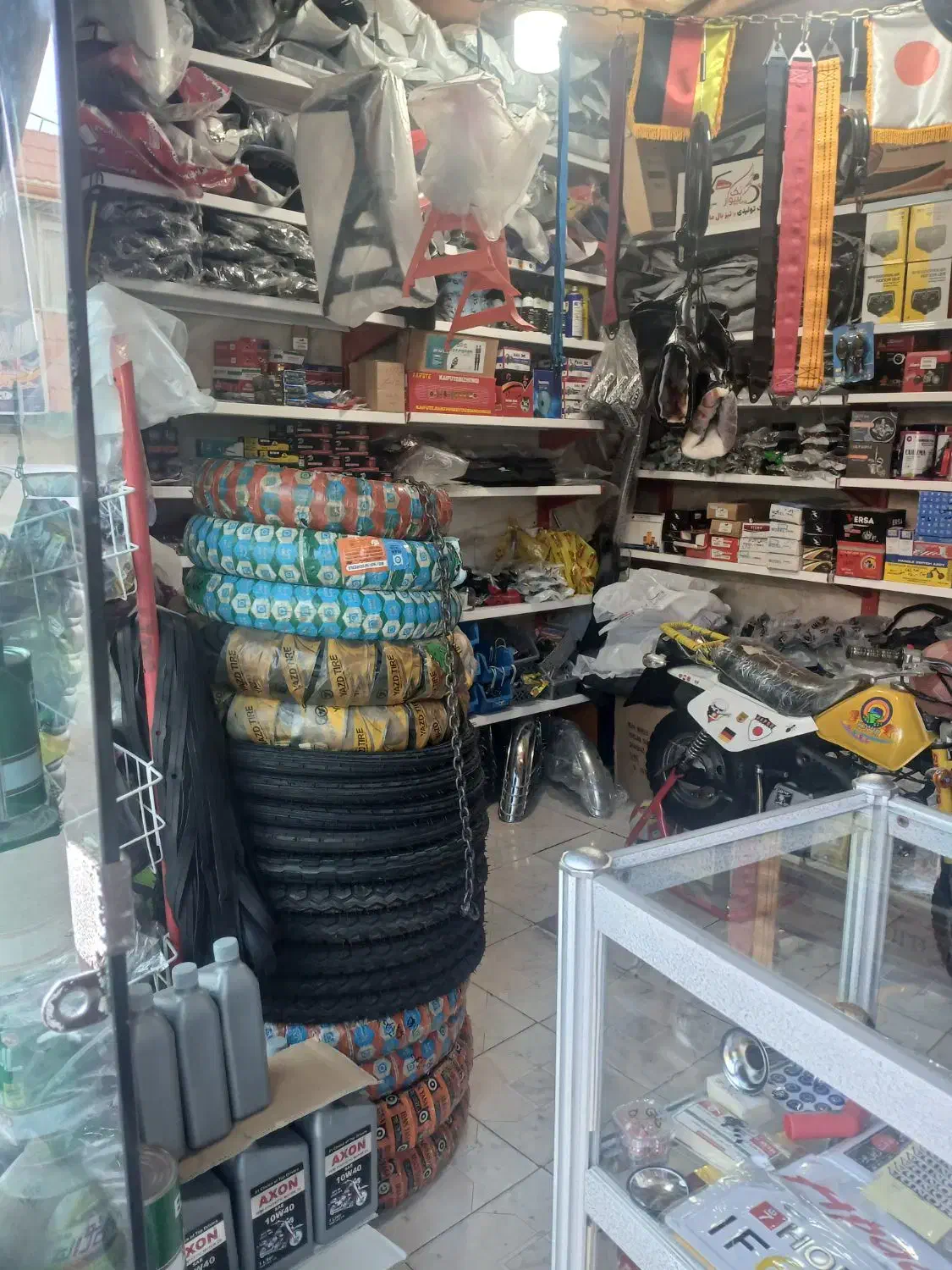 لوازم یدکی موتورسیکلت|اجارهٔ مغازه و غرفه|ری, جوانمرد قصاب|دیوار