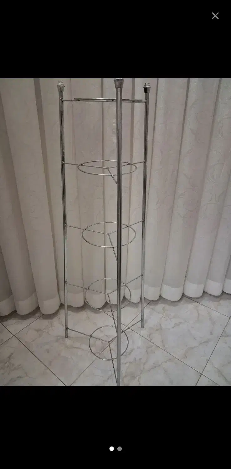 پایه قابلمه ورق بزنین|آب‌چکان و نظم‌دهنده ظروف|مشهد, شهید بهشتی|دیوار