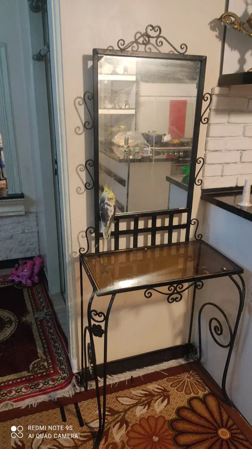 میز آرایش فرفورژه|مبلمان خانگی و میز عسلی|اندیشه, اندیشه فاز ۳|دیوار