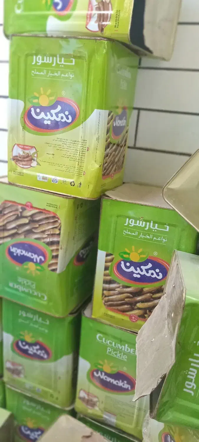 حلب خیارشوری بسیار تمیز|ظروف نگهدارنده، پلاستیکی، یک‌بارمصرف|ریز, |دیوار