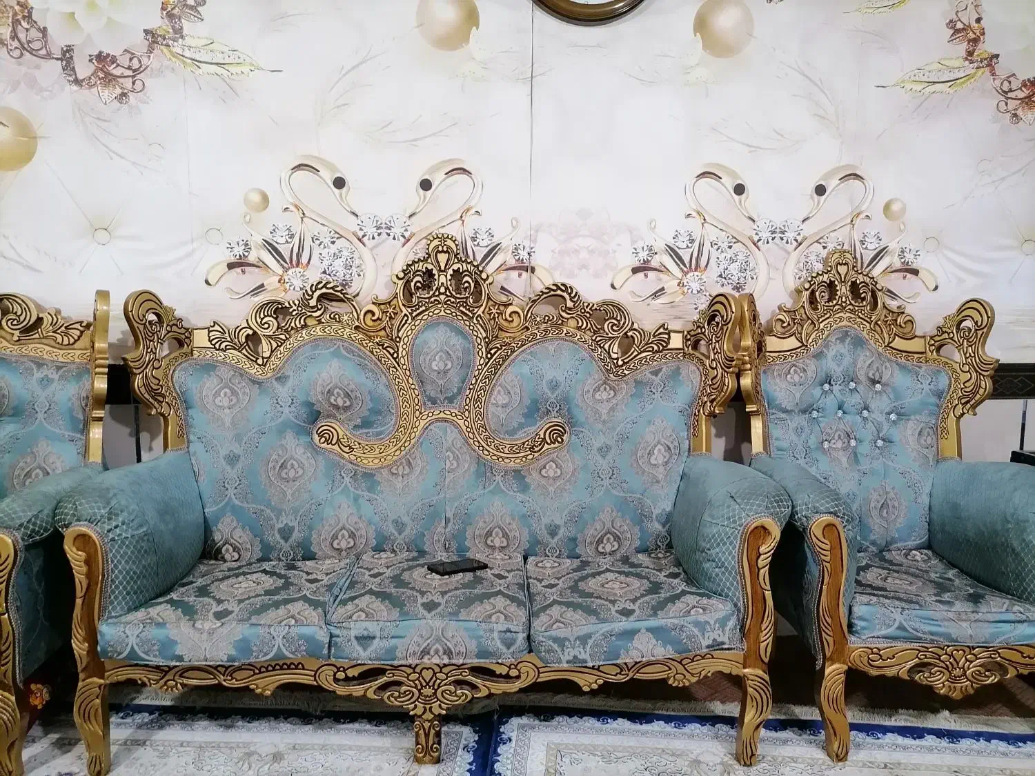 مبلمان ومیز  عسلی|مبلمان خانگی و میز عسلی|گرگان, |دیوار